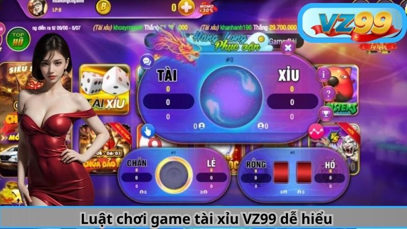 Tài Xỉu VZ99 - Siêu Phẩm Cá Cược Đỉnh Cao Năm 2025 4 Luật chơi game tài xỉu VZ99 dễ hiểu